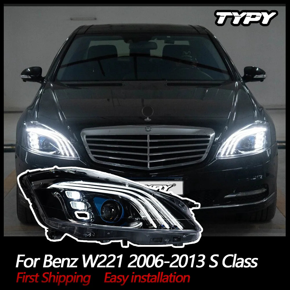 Mercedes Benz S Class W221 2006-2013 LED Headlight Assembly TYPY