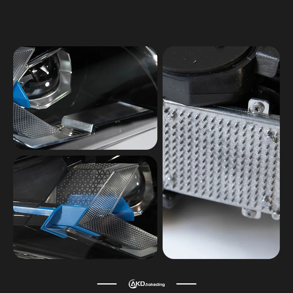 BMW 5 Series F10 F11 2010-2016 LED Headlights Projector Lens X5 Style AKD