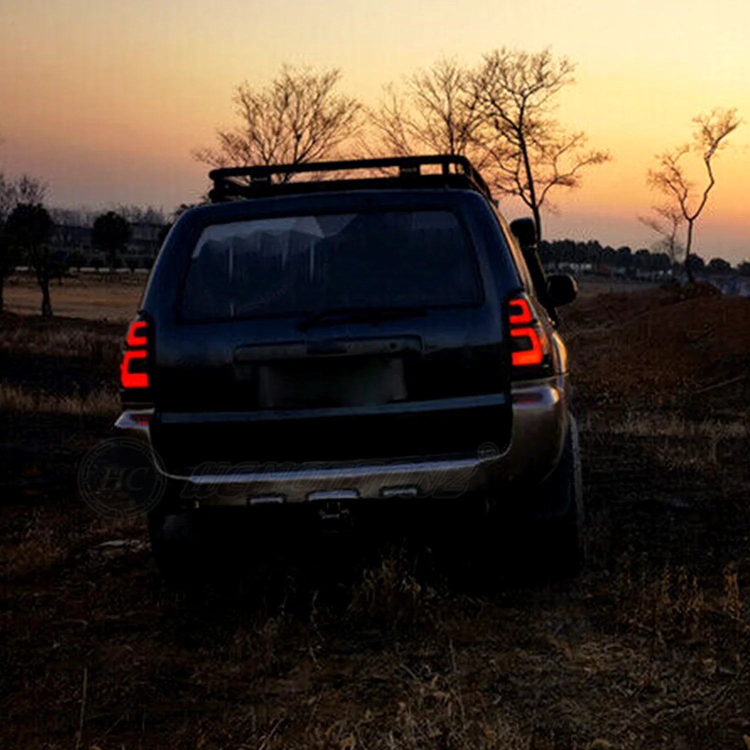 Toyota 4Runner 4th gen 2003-2009 LED Tail lights Smoked Red HCMOTIONZ