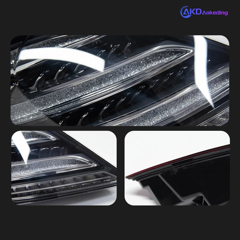 Mercedes-Benz S Klasa W222 2013-2017 Lampy tylne LED Komplet AKD