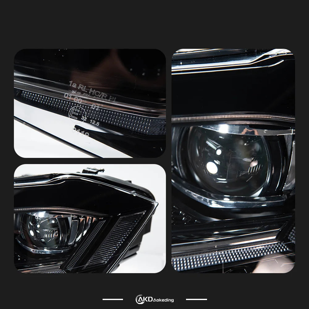 VW Volkswagen Polo MK6 2017-2022 LED Headlights Projector Lens AKD