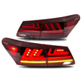 Lexus ES 5th Gen 2006-2012 LED Tail lights Red Smoked HCMOTIONZ