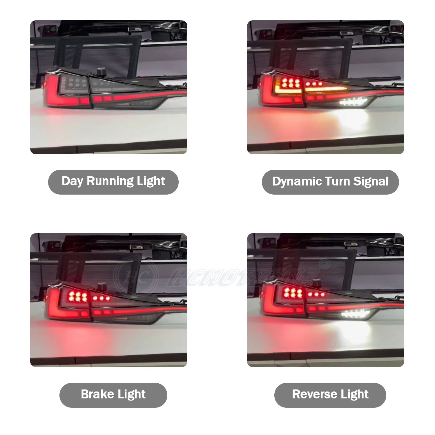 Lexus IS IS-F 2014-2020 LED Tail lights RGB Animation HCMOTIONZ