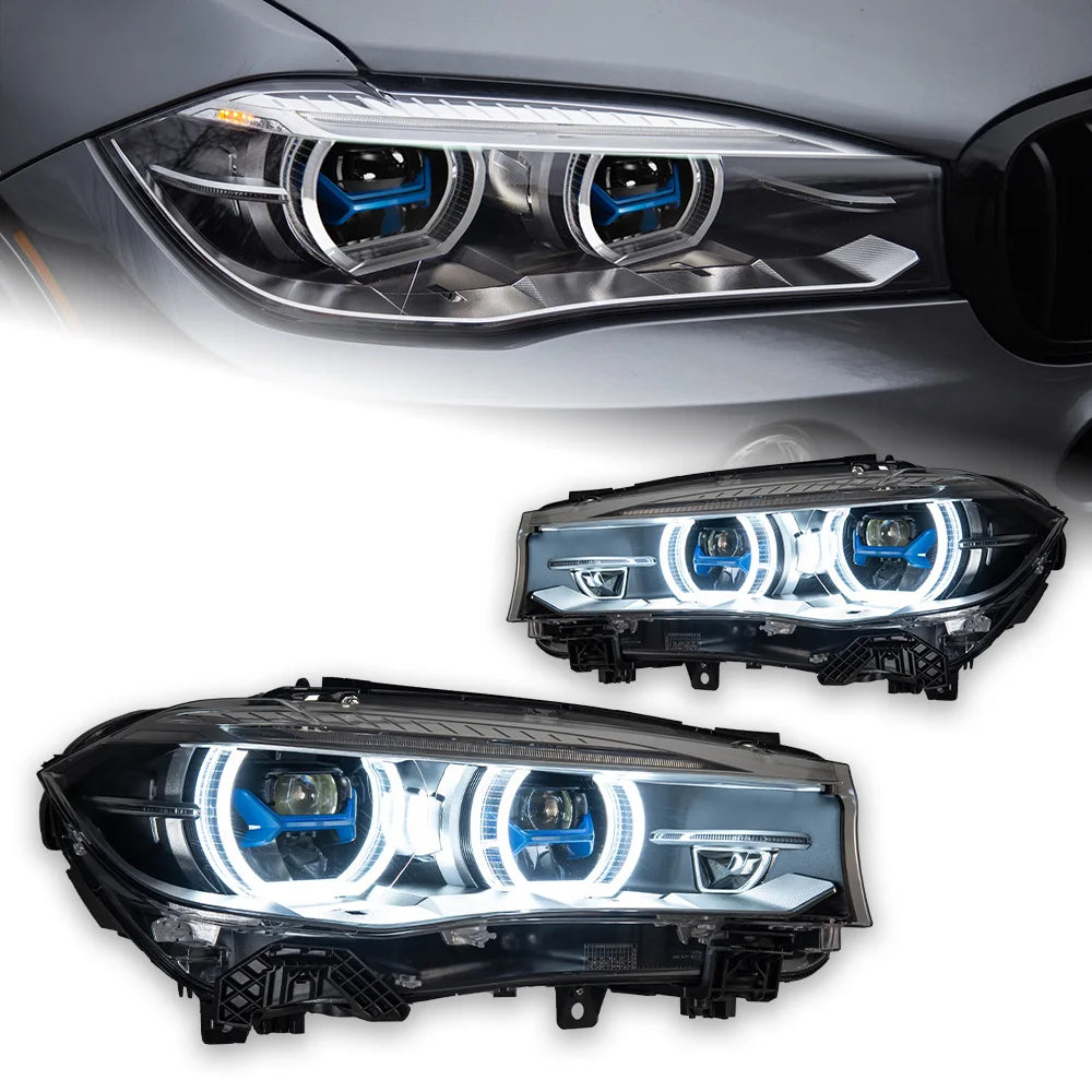 BMW X5 F15 2014-2018 Zestaw reflektorów LED Laser Style AKD
