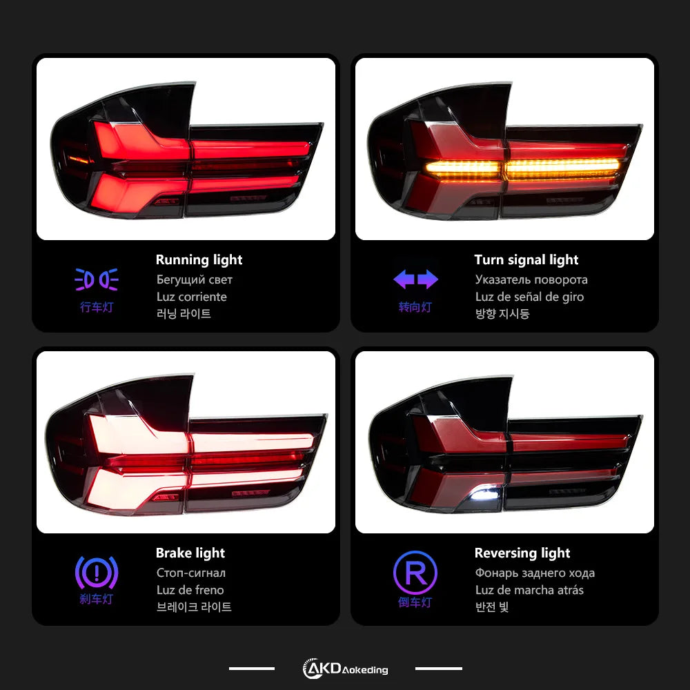 BMW X5 E70 2007-2013 LED Tail Light Rear Lamp Upgrade AKD