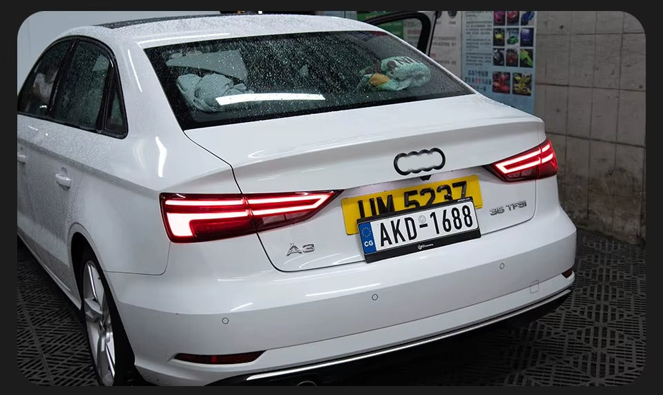 Audi A3 S3 RS3 8V 2013-2019 LED Tail lights sequential turn signal AKD