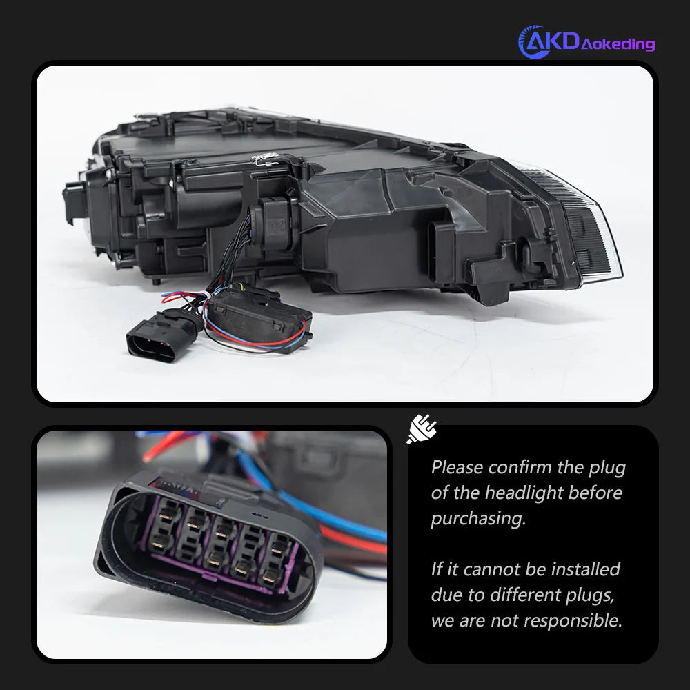 VW Volkswagen Polo MK5 2011-2018 LED Headlights Projector Lens AKD