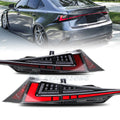 Lexus IS IS-F 2014-2020 LED Tail lights Red Smoked Clear HCMOTIONZ