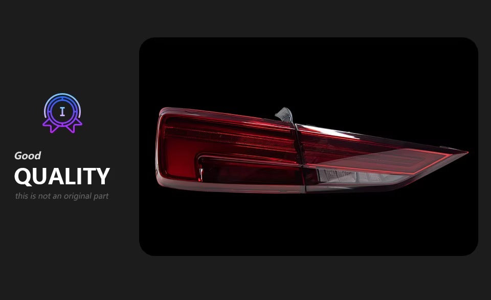 Audi A3 S3 RS3 8V 2013-2019 LED Tail lights sequential turn signal AKD