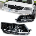 Skoda Octavia 2012-2016 Lampy przednie reflektory LED Komplet AKD