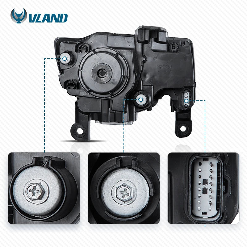 Jeep Grand Cherokee WK2 2014-2021 4th Gen Full LED Headlights VLAND