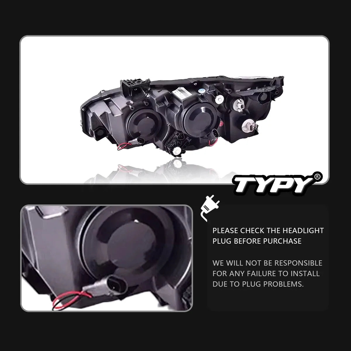 Honda Civic 2016-2021 Full LED Headlights Sequential Turn Signal TYPY