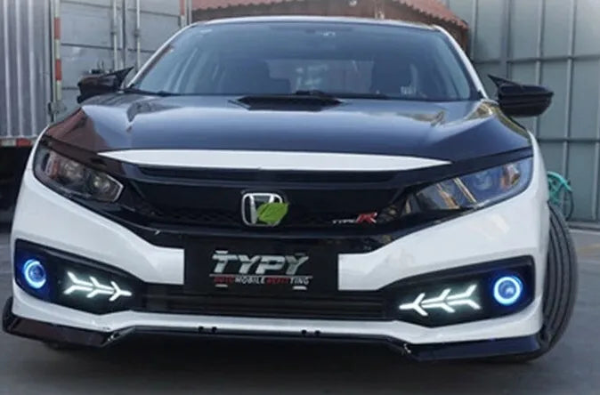 Honda Civic 2016-2021 Angel Eye Halo Projector Fog Lights TYPY