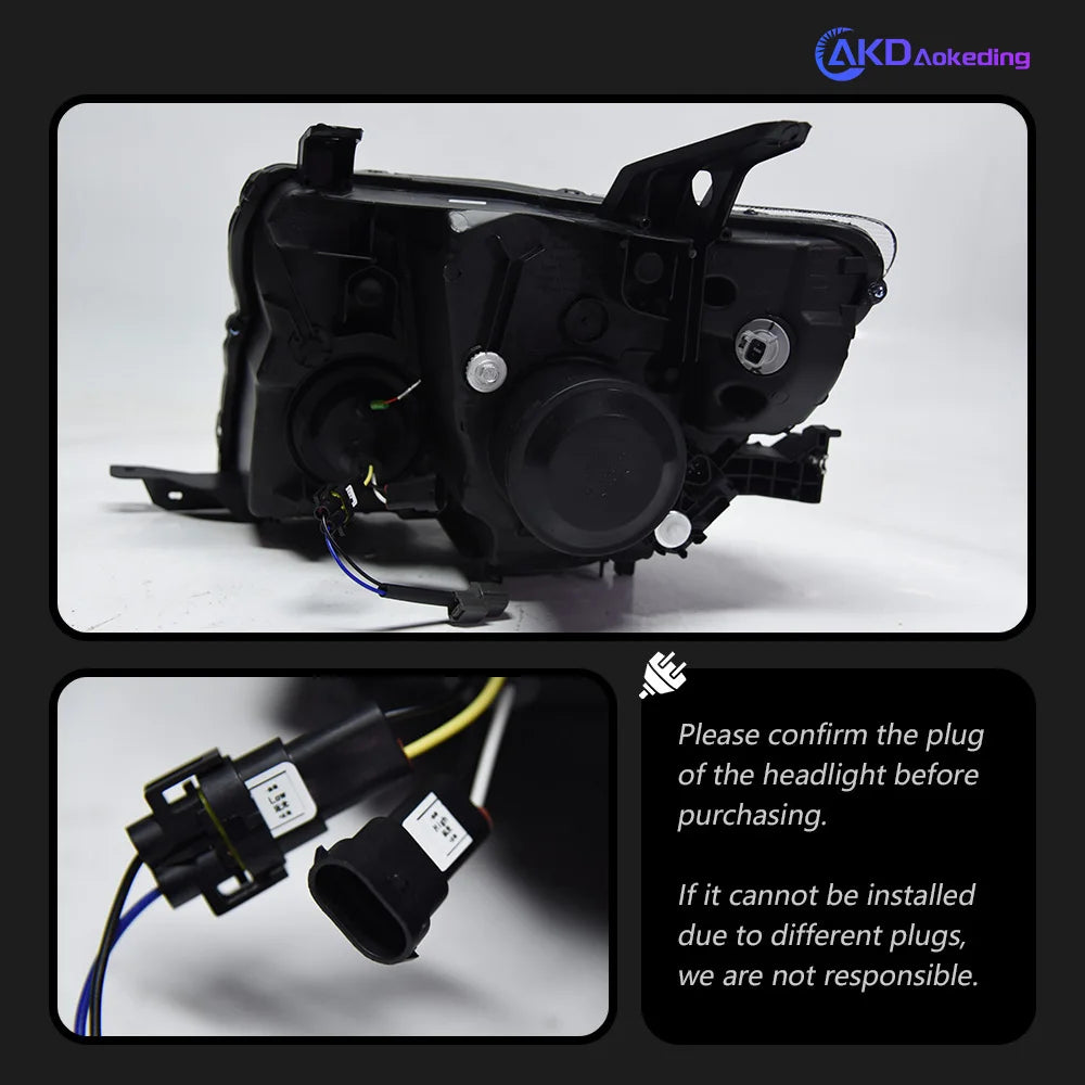 Mitsubishi Pajero V93 V87 V97 2004-2020 LED Headlights Projector Lens AKD