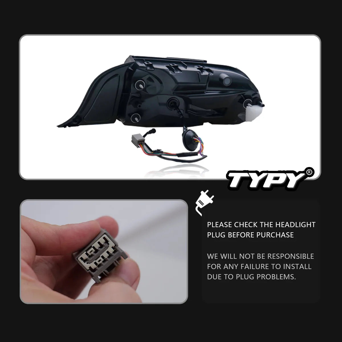 Ford Mustang VI 2015-2023 LED Taillight Dynamic Turn Signal S650 Style TYPY