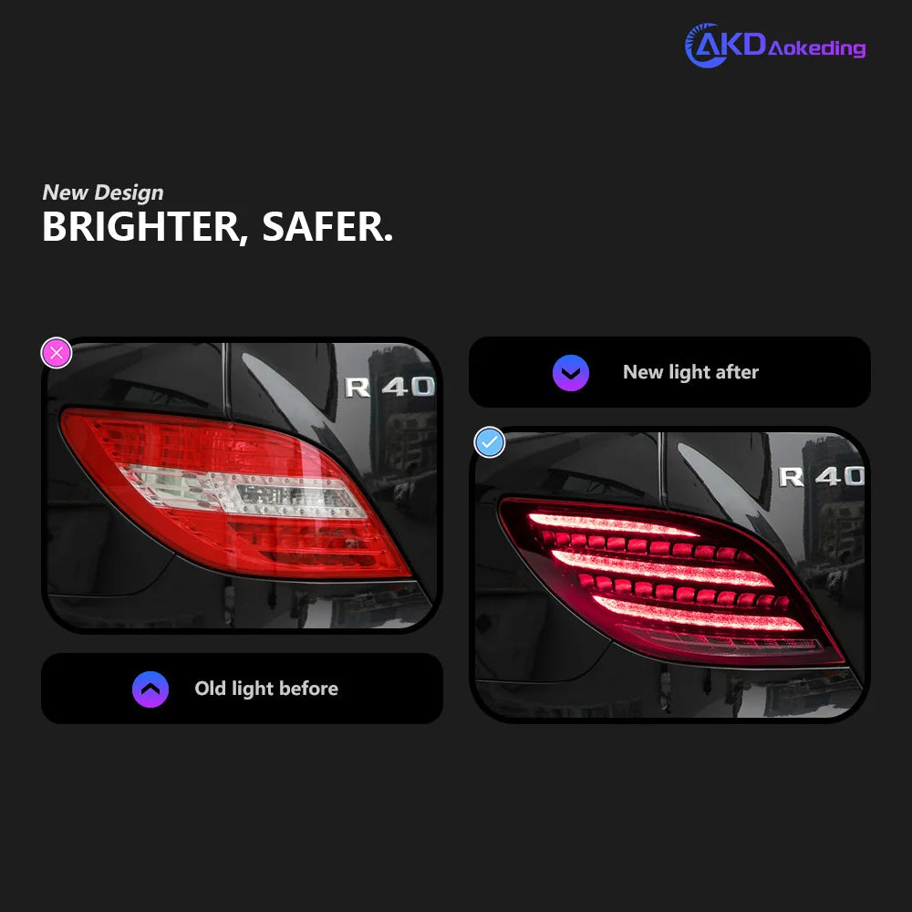 Mercedes-Benz Klasa R W251 2009-2017 Światła tylne LED Dynamiczne kierunkowskazy AKD