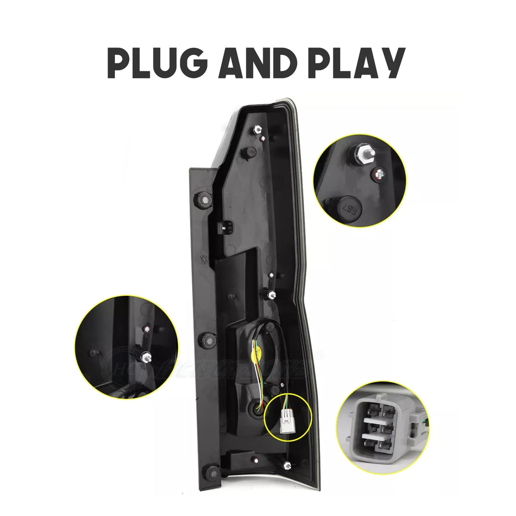 Toyota Hiace 6th 2019-2023 LED Tail lights HCMOTIONZ