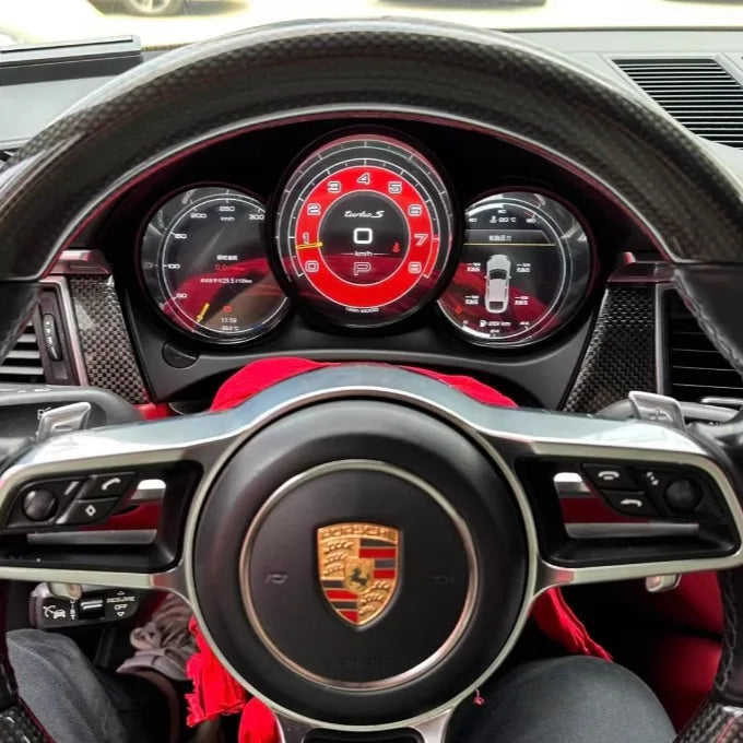 Porsche Macan 2014-2023 High Definition PVC LCD Instrument Cluster Old to New Replacement