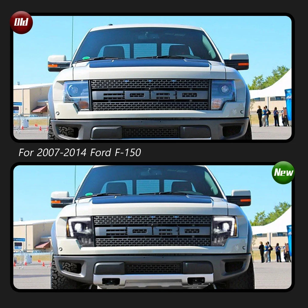 Ford F150 2007-2014 LED Headlights Projetor Head Lamp TYPY
