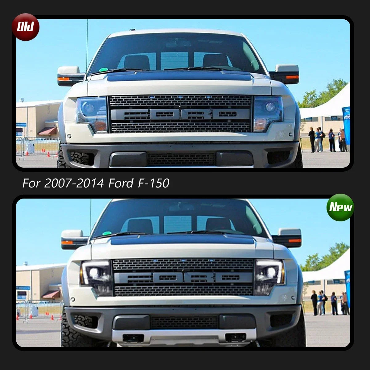 Ford F150 2007-2014 LED Headlights Projetor Head Lamp TYPY