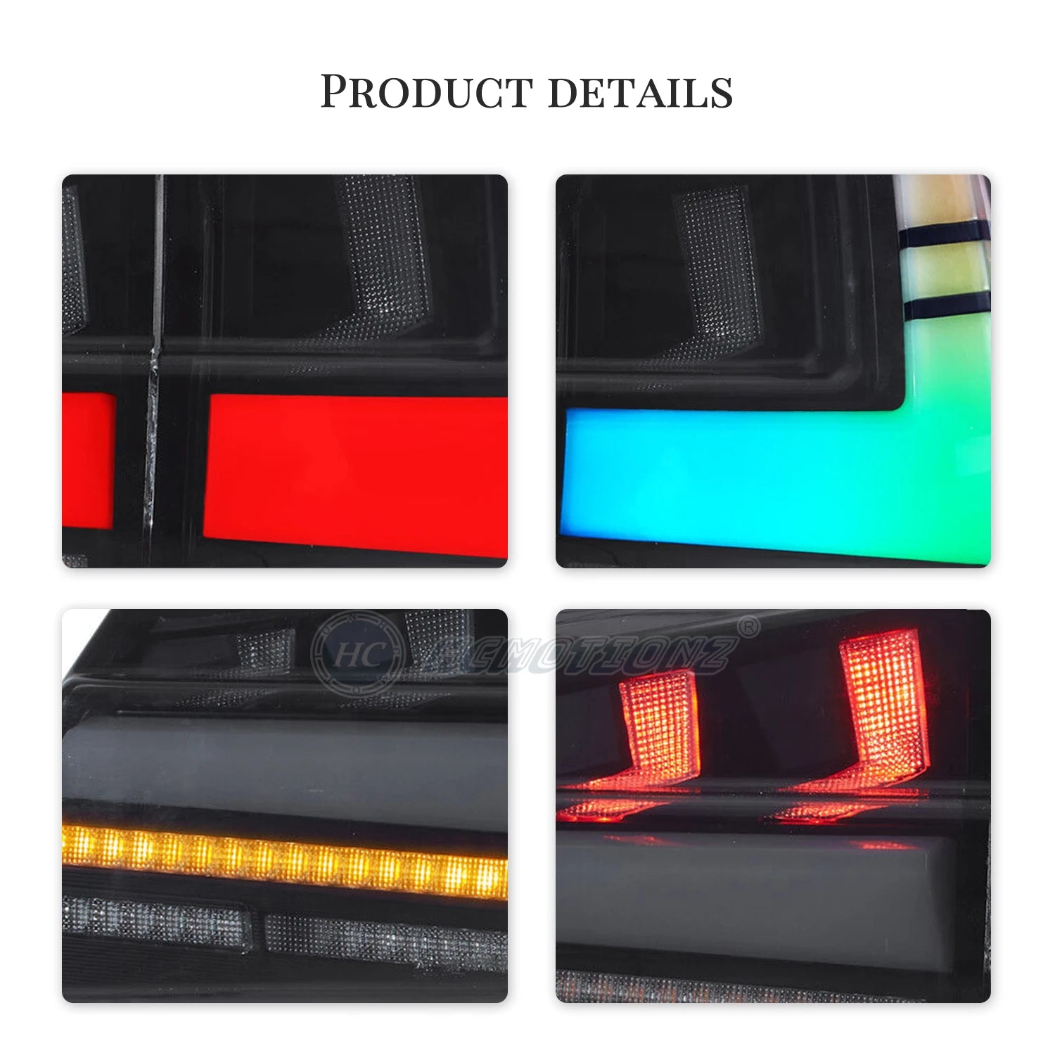 Lexus IS IS-F 2006-2013 LED Tail Lights RGB HCMOTIONZ