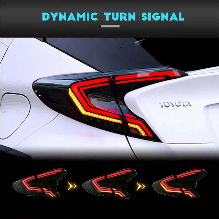 Toyota C-HR 2016 - 2023 LED Tail lights Smoked HCMOTIONZ