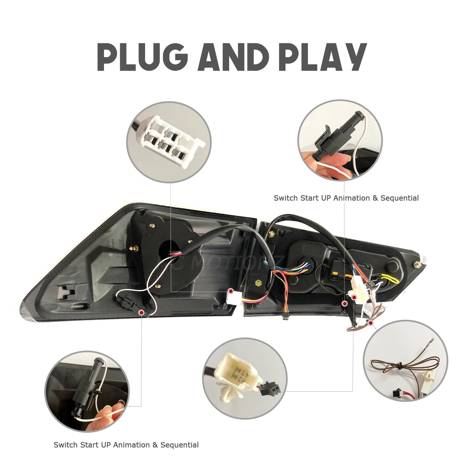 Lexus IS IS-F 2006-2013 LED Tail lights RGB HCMOTIONZ