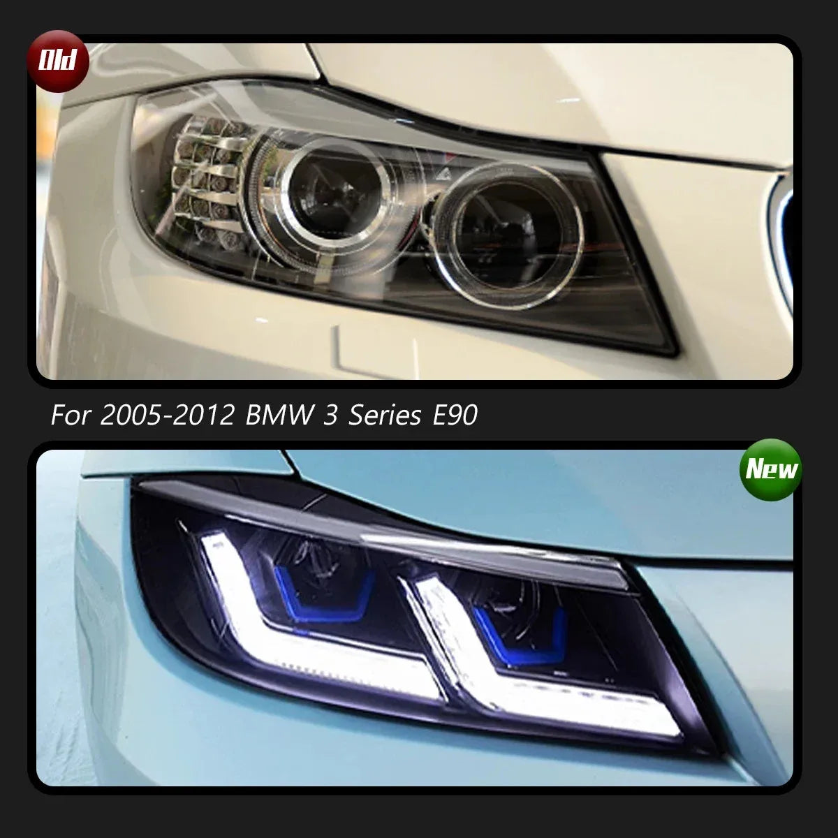 BMW 3 series E90 E91 2005-2012 LED Headlight Projector Lens TYPY