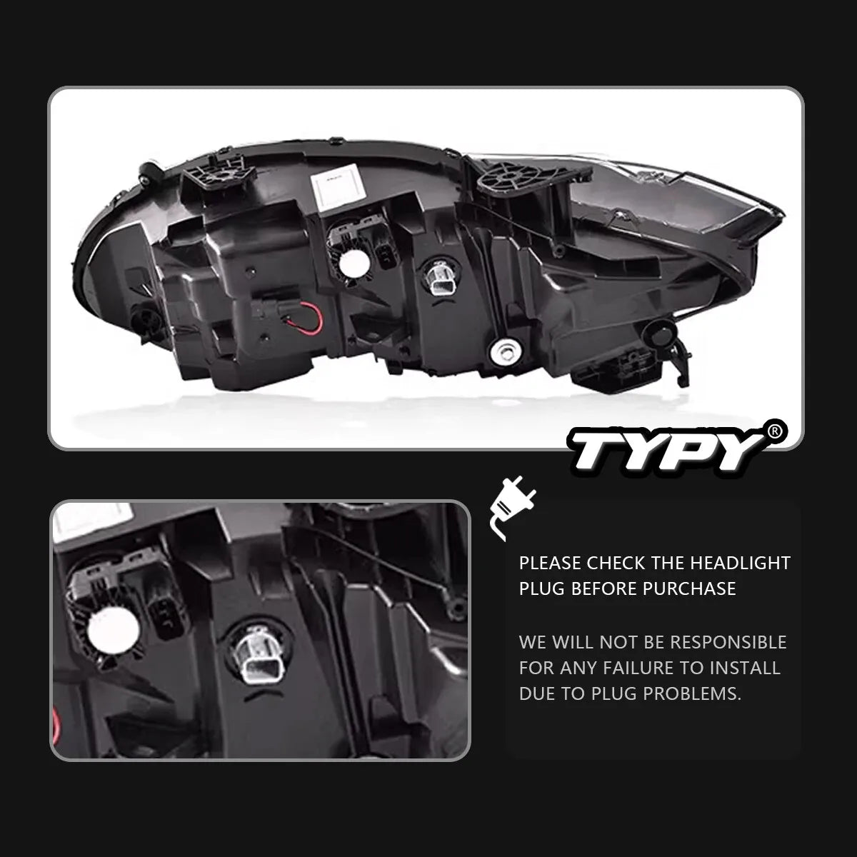 Honda Accord 2018-2022 LED RGB Projector Headlights Demon Eye TYPY