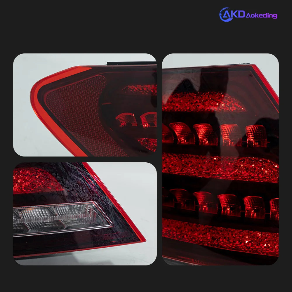 Mercedes-Benz C Class W204 2008-2013 LED Tail lights Modern style AKD
