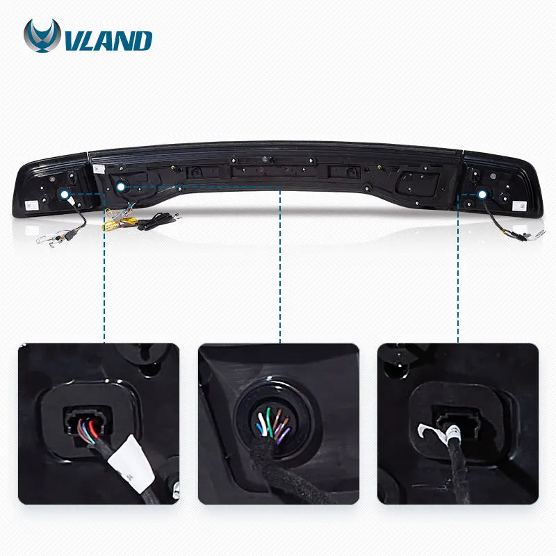 Dodge Charger 7th 2011-2014 Tail Lights Modern Style VLAND