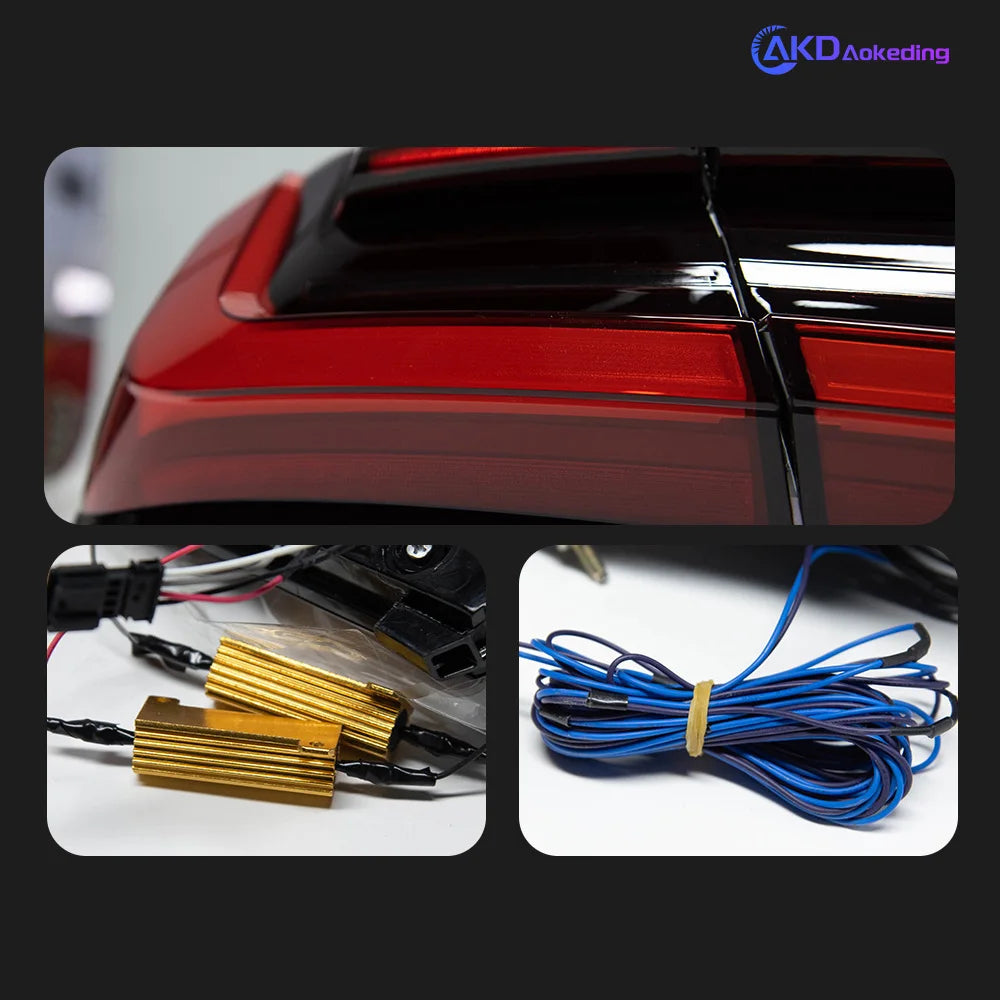 BMW 7 series F01 F02 2009-2015 LED Tail Lights 3 Pcs set AKD