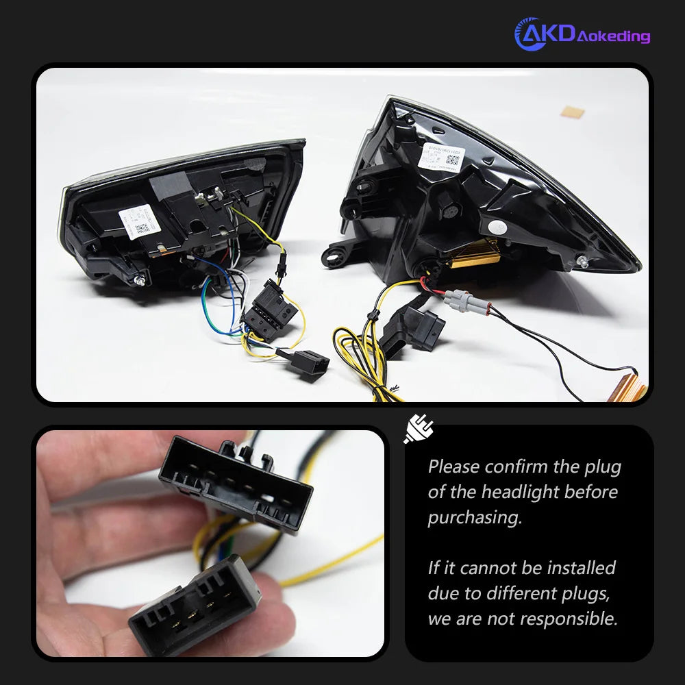 BMW serii 3 F30 LCI 2015-2018 Lampy tylne AKD