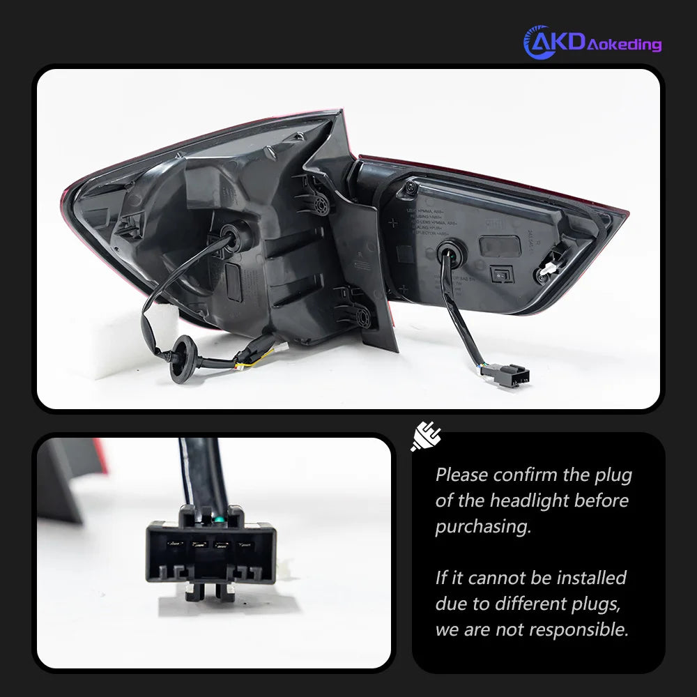 BMW X3 F25 2010-2017 Lampy tylne LED komplet AKD