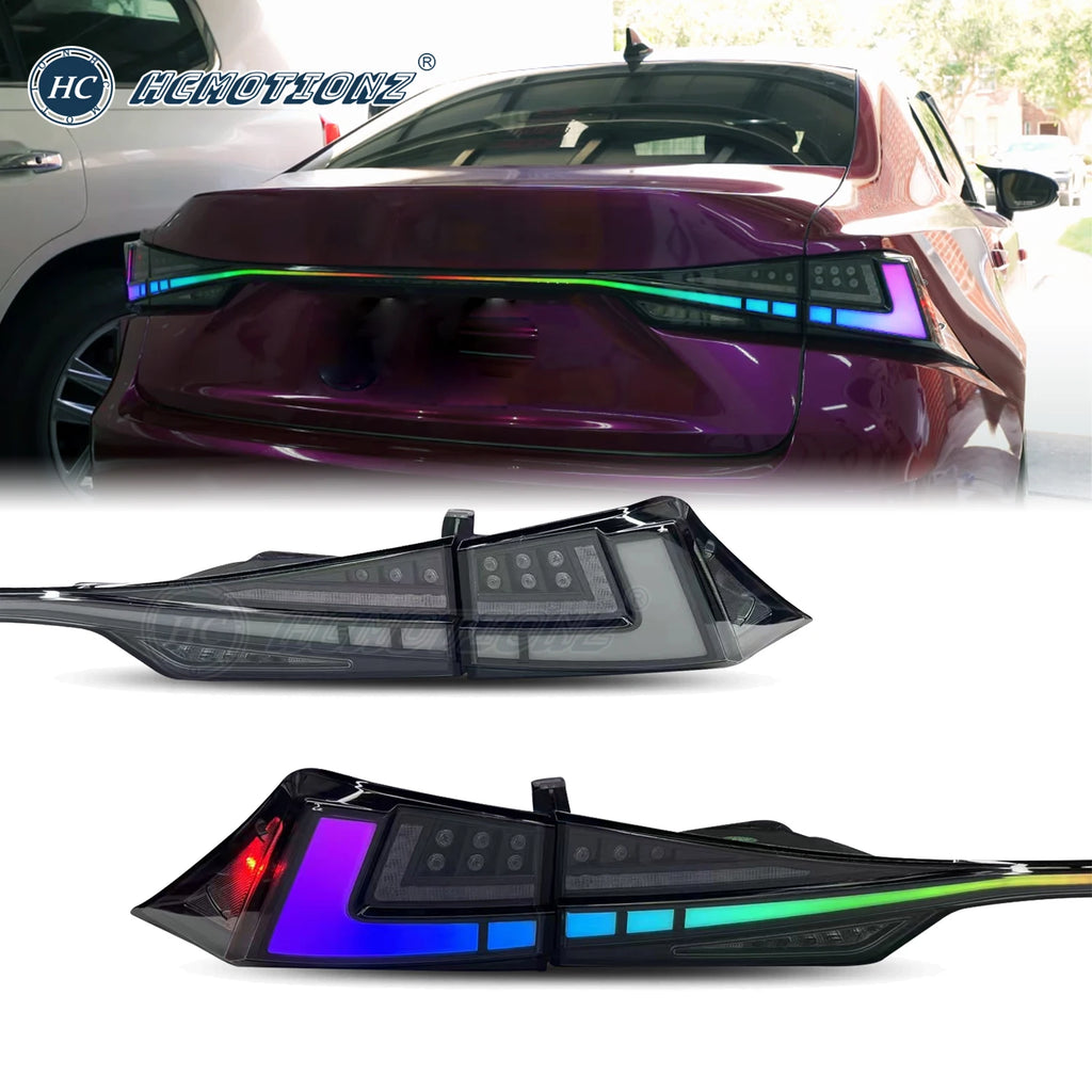 Lexus IS IS-F 2014-2020 LED Tail lights RGB Animation HCMOTIONZ
