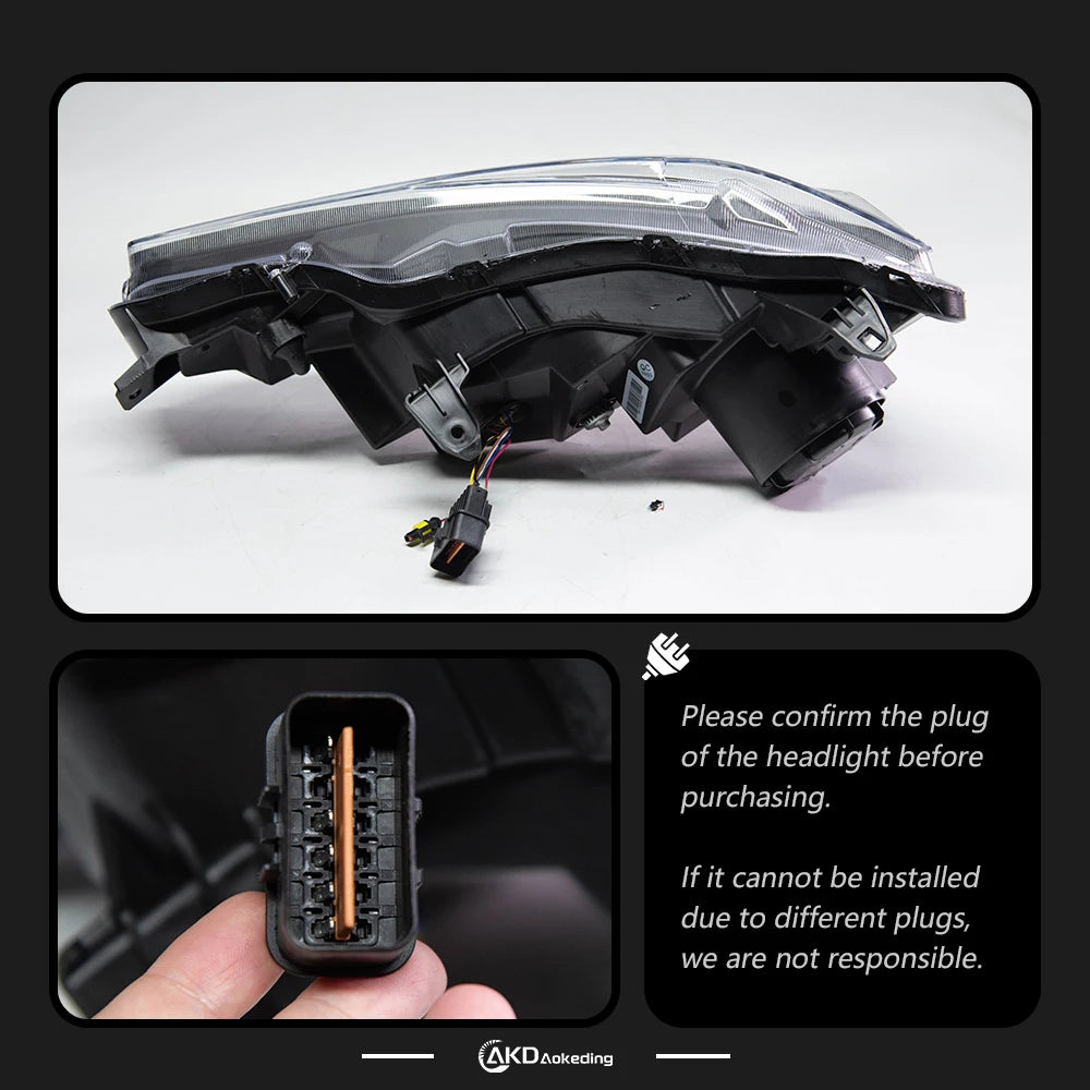 VW Volkswagen Polo MK5 2008-2016 LED Headlights Projector Lens AKD