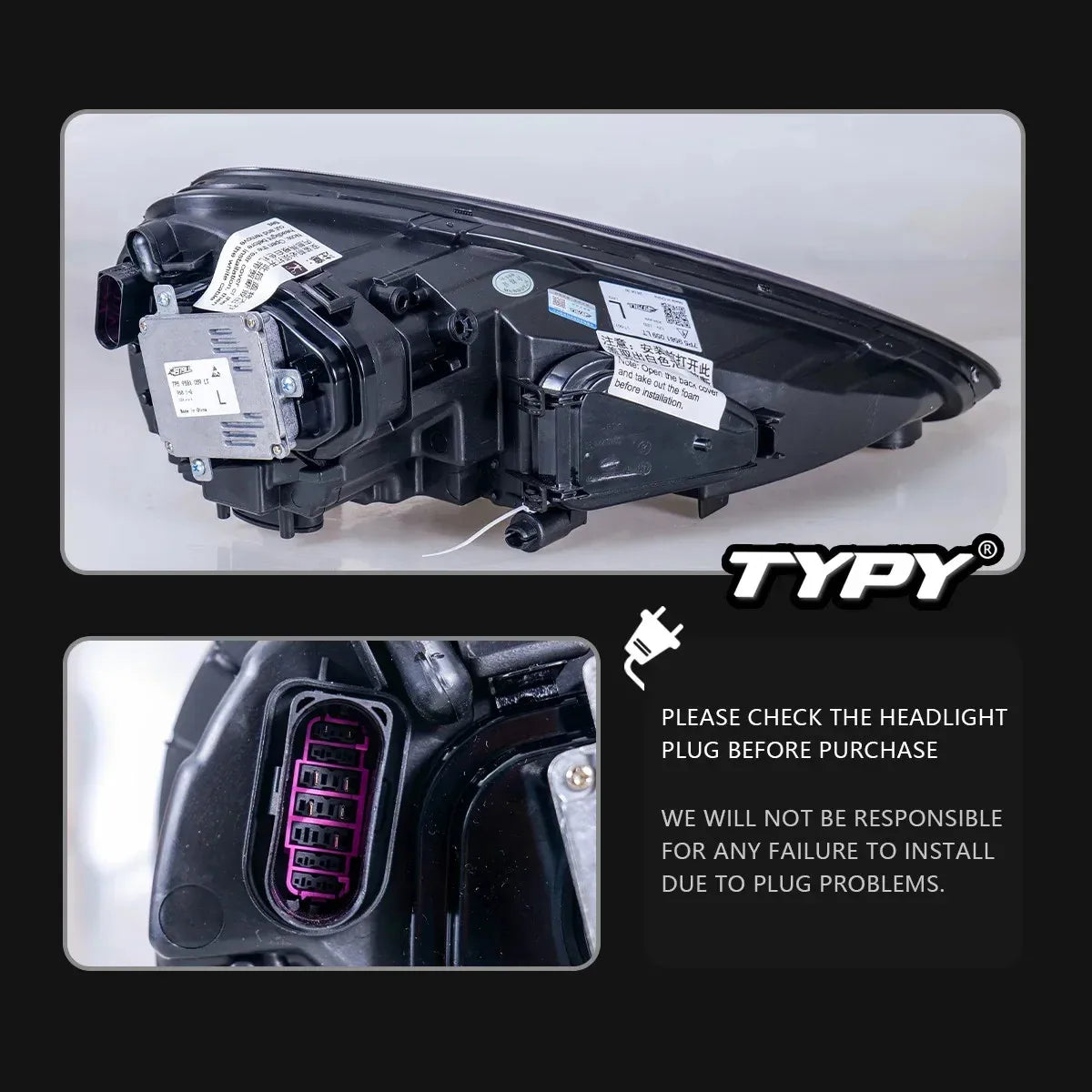 Porsche Cayenne 958 2015-2017 LED Headlight Upgrade