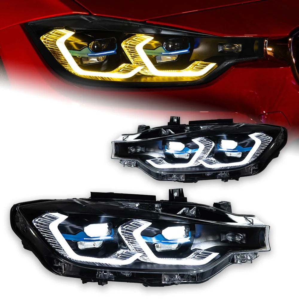 BMW 3 series F30 F31 F35 2013-2019 Lampy przednie reflektory LED Komplet AKD
