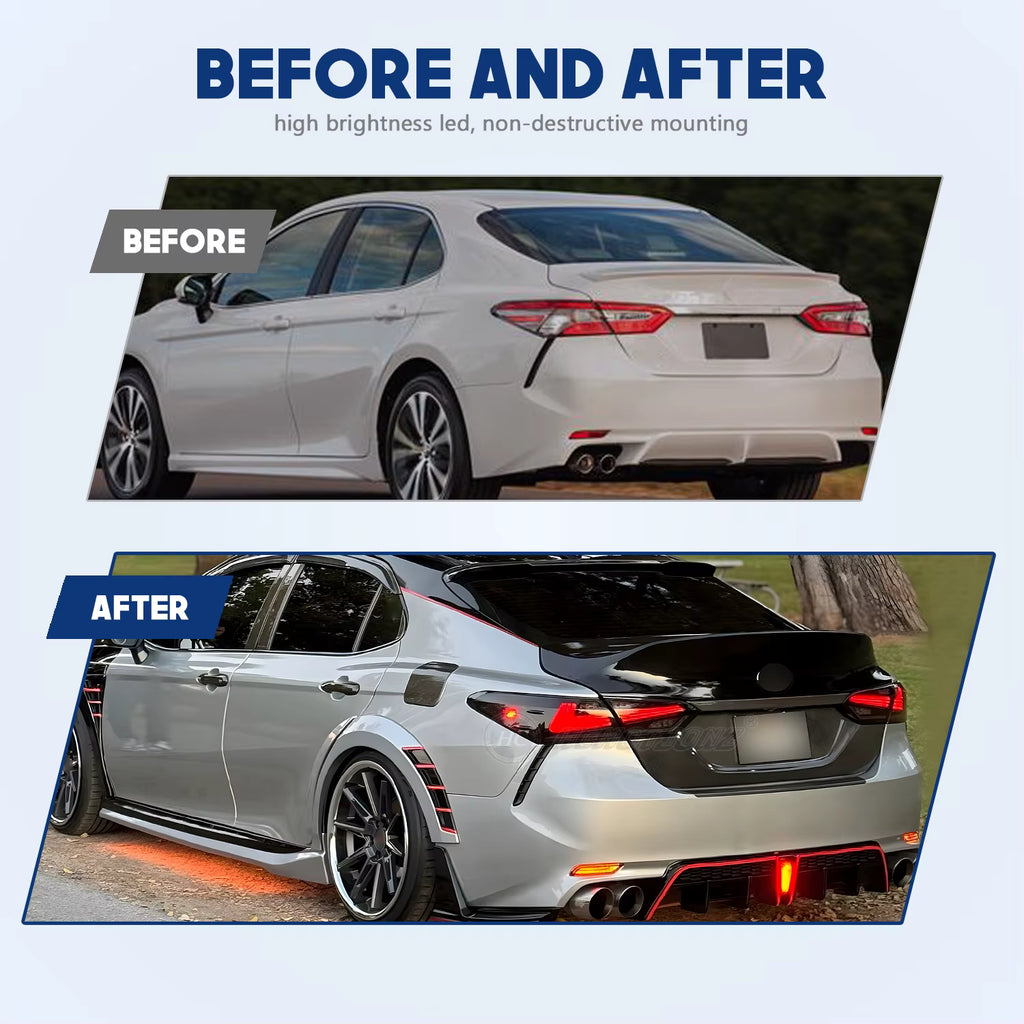 Toyota Camry 2018-2021 LED Tail Lights Smoked HCMOTIONZ