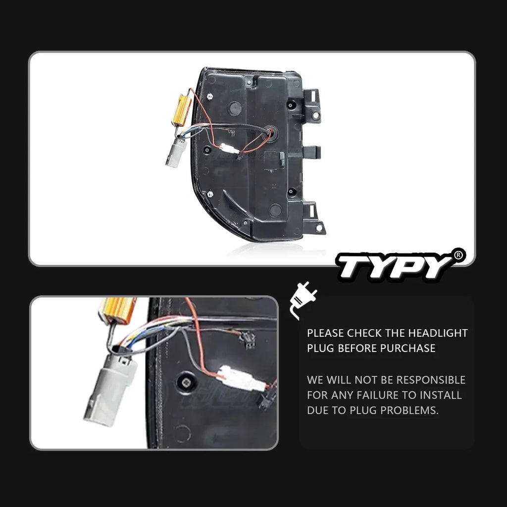 Ford Bronco Sport LED Tail Lights Sequential Turn Signals Smoked TYPY