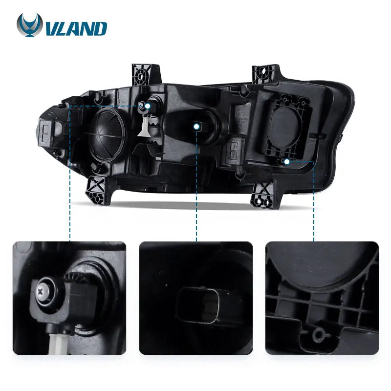 Dodge Charger 2015-2023 LED Halogen Headlights VLAND