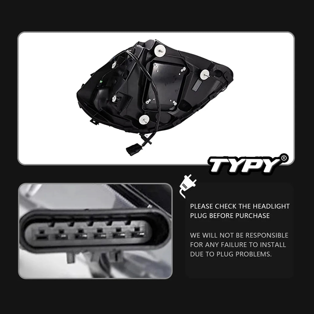 Chevrolet Corvette C6 2005-2013 RGB LED Headlight Front Lamp Assembly TYPY