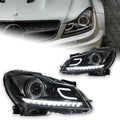 Mercedes-Benz C Class W204 2011-2013 LED Headlights Projector Lens AKD