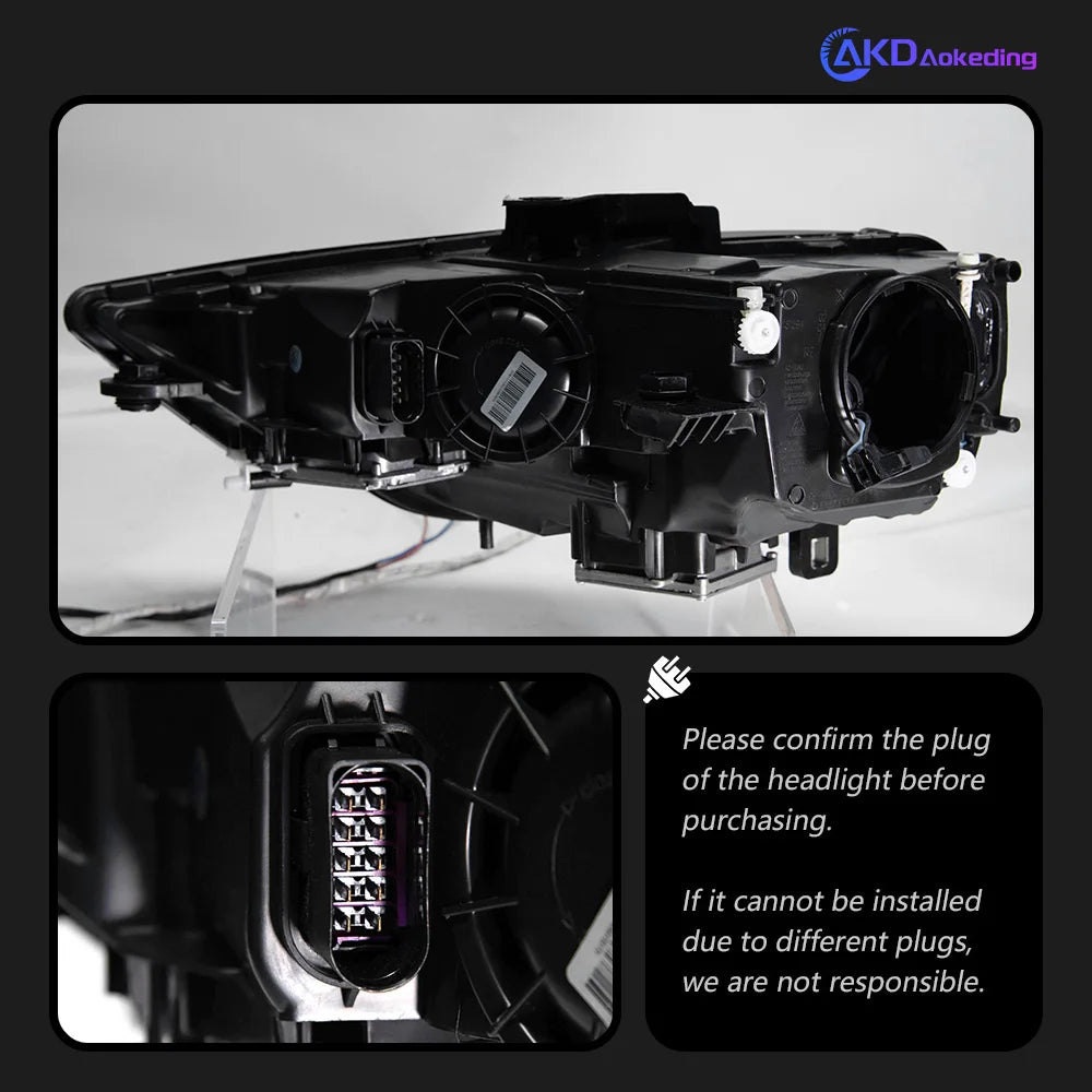 Audi A3 S3 RS3 2013-2016 8V Led Headlight Projector Lens DRL AKD