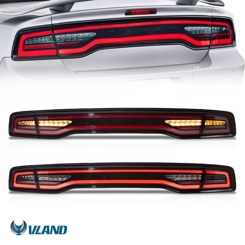 Dodge Charger 7th 2011-2014 Tail Lights Modern Style VLAND