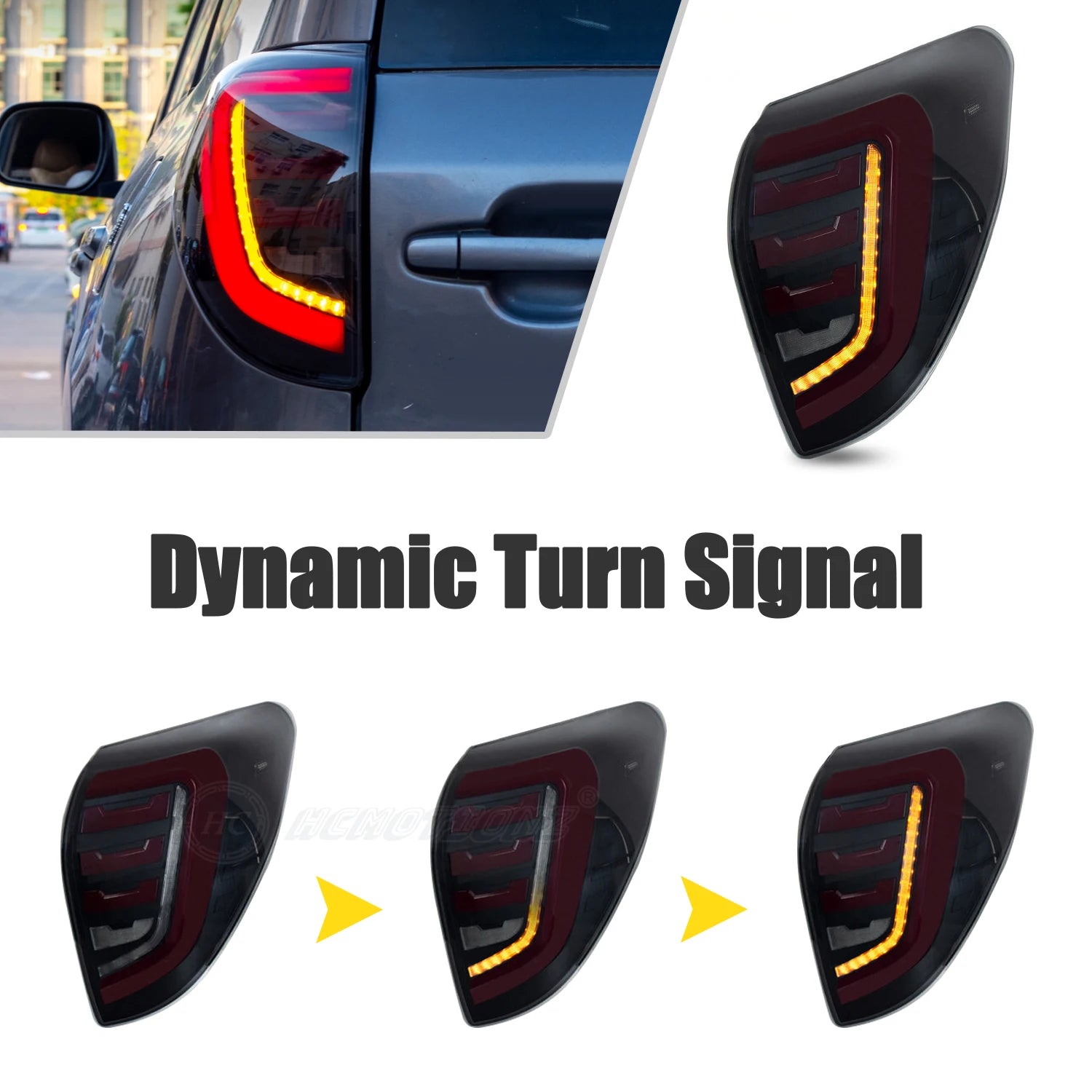 Toyota Rav4 3th GEN 2006-2012 LED Tail lights Smoked HCMOTIONZ