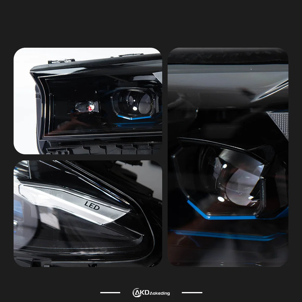 BMW 5 series G30 G31 2018-2024 LED Headlight Projector Lens Laser Style AKD