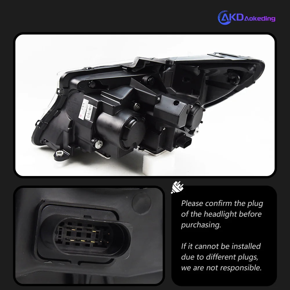 Mercedes-Benz V Class Vito W447 2013-2019 LED Headlights Dynamic Turn Signal AKD