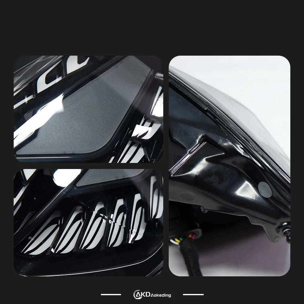 BMW 3 series F30 2012-2019 LED Tail Lights GTS Style Smoked AKD