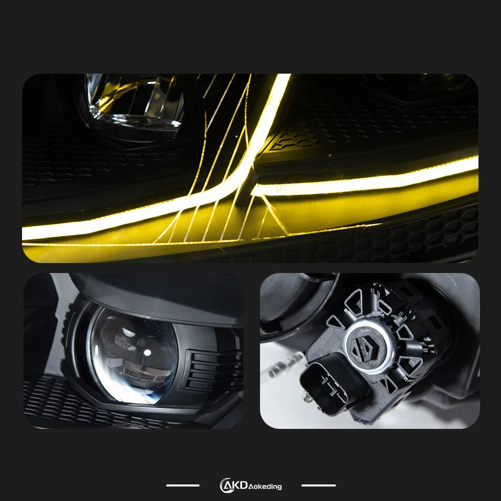 VW Volkswagen Golf MK5 2006-2011 Reflektory LED Soczewka projektora Nowoczesny styl AKD